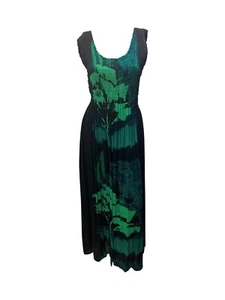 Womens Plus Size Curve Abstract Print Maxi Elasticated Dress Upto UK SIZE 22 P40 - Picture 1 of 1