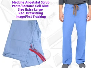 NEW Medline Ceil Blue Unisex Angelstat Scrubs Scrub Pants ImageFirst COG XL - Picture 1 of 4