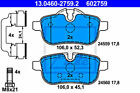 Disc Brake Pad Set ATE Fits BMW Z4 Roadster E89 34216788275