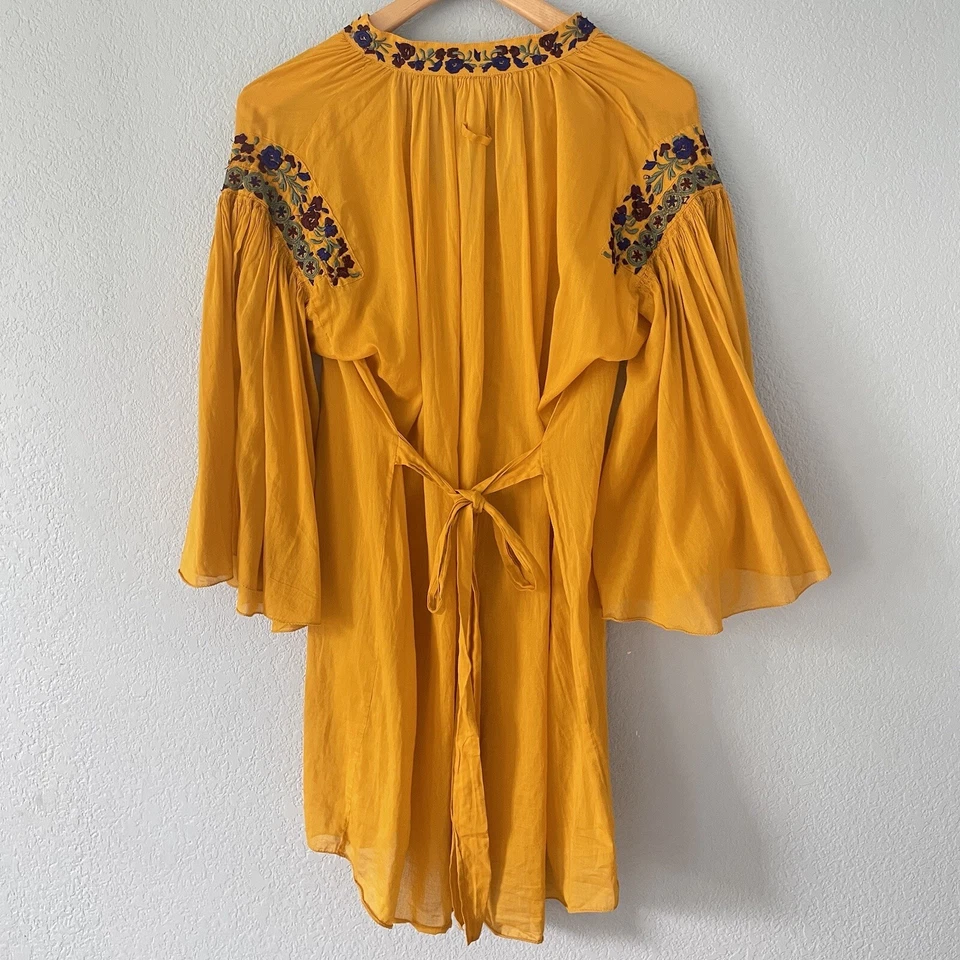 Jean Paul Gaultier Soleil Vintage Embroidered Cover Up Dress Women Size XS Italy - Image 1 of 4