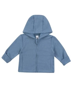 Hanes Zippin Baby Fleece Full-Zip Hooded Jacket, Adjustable Cuffs, Boys & Girls - Picture 1 of 6