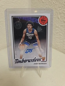 2025-26 Topps Basketball Joan Beringer On Card Auto Rookie Minnesota - Bild 1 von 4