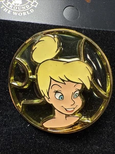 Disney Pins JDS Stained Glass Circle Tinker Bell Japan Disney Store Tinkerbell - Picture 1 of 3