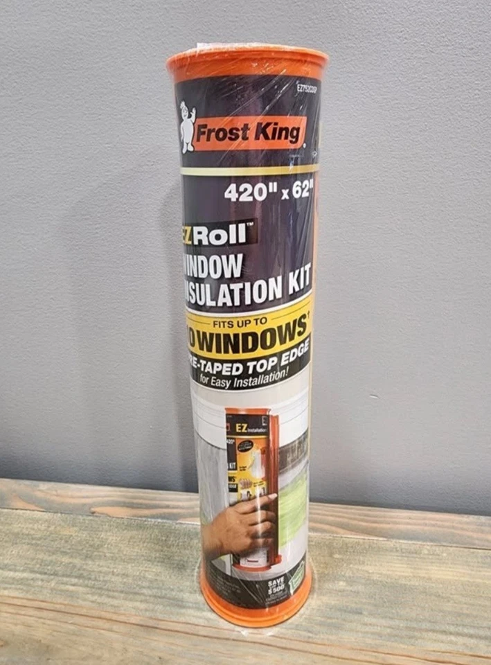 Kit de aislamiento de puerta/ventana grande FROST KING EZ Roll 420"x62" Foto 1 de 3
