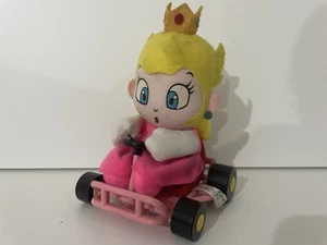 VINTAGE SUPER MARIO KART PRINCESS PEACH PLUSH SOFT TOY TAKARA 1993 JAPAN SNES UK - Picture 1 of 9