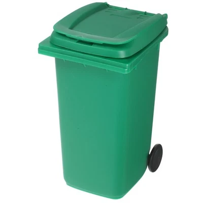  2 Pcs Plastic Waste Paper Bin Countertop Garbage Can Small Desk Trash - Image 1 of 4