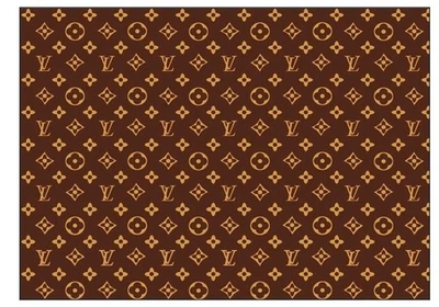 SWEET_CAKE_DECORATIONS LV Style Edible Cake Wrap – A4 Icing Sheet Only (4 Designs Available)