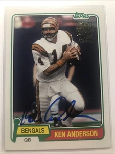Ken Anderson 2013 Topps Archives ON CARD AUTO BENGALS AUTOGRAPH SP NICE! - Picture 1 of 2