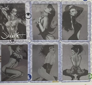 Jennifer Janesko LustreChrome Chase Insert Set 1-6, 1 Signed - 1998 Comic Images - Picture 1 of 2