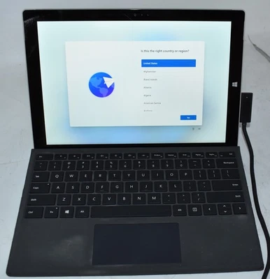Microsoft Surface Pro 3 1631 i5-4300U 1.90GHz 8GB RAM 256GB SSD Win 11 Bad Touch - Image 1 of 4