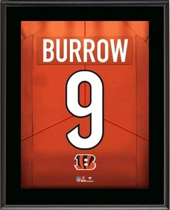 Joe Burrow Cincinnati Bengals 10.5" x 13" Jersey Number Sublimated Player Plaque - Picture 1 of 1