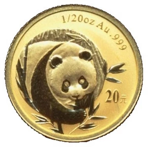 Moneda de oro Panda 2003, 1891 de 20 yuanes de 1/20 oz - Imagen 1 de 2