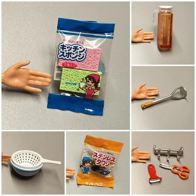 Re-ment 1:6 Scale Dollhouse Miniature Barbie Blythe BJD - KITCHENWARE COOKWARE - Image 1 of 2