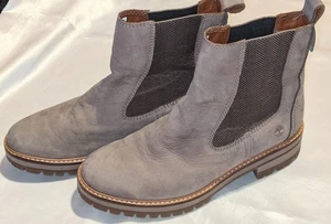 Timberland Damen Courmayeur Valley Chelsea Boots Taupe Nubukleder Größe 10 - Bild 1 von 9