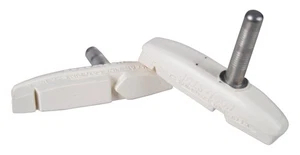 KOOL STOP Eagle 2 II bicycle CANTILEVER canti brake pads WHITE - Picture 1 of 1