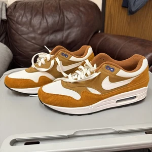 Scarpe sneakers Nike Air Max 1 Premium Retro Curry 2018 taglia 9 nuove rare - Foto 1 di 7