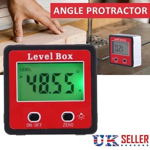 Magnetic Digital 360°Level Angle Finder Protractor Inclinometer Bevel Gauges UK - Picture 1 of 8