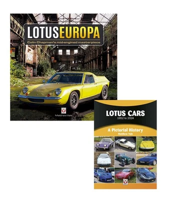 莲花汽车 1952 - 2024 年图画历史和莲花欧罗巴书套装 - 马修谷 - — 第 1/3 张图片