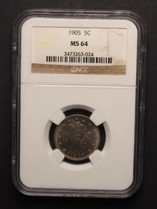1905 *P* LIBERTY HEAD NICKEL NGC MS64 **NICE** FREE SHIPPING G1744 - Picture 1 of 4