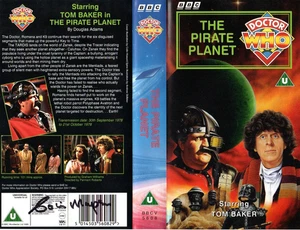 Doctor Who: The Pirate Planet VHS Cover Signed by COLIN MAPSON - Imagen 1 de 1