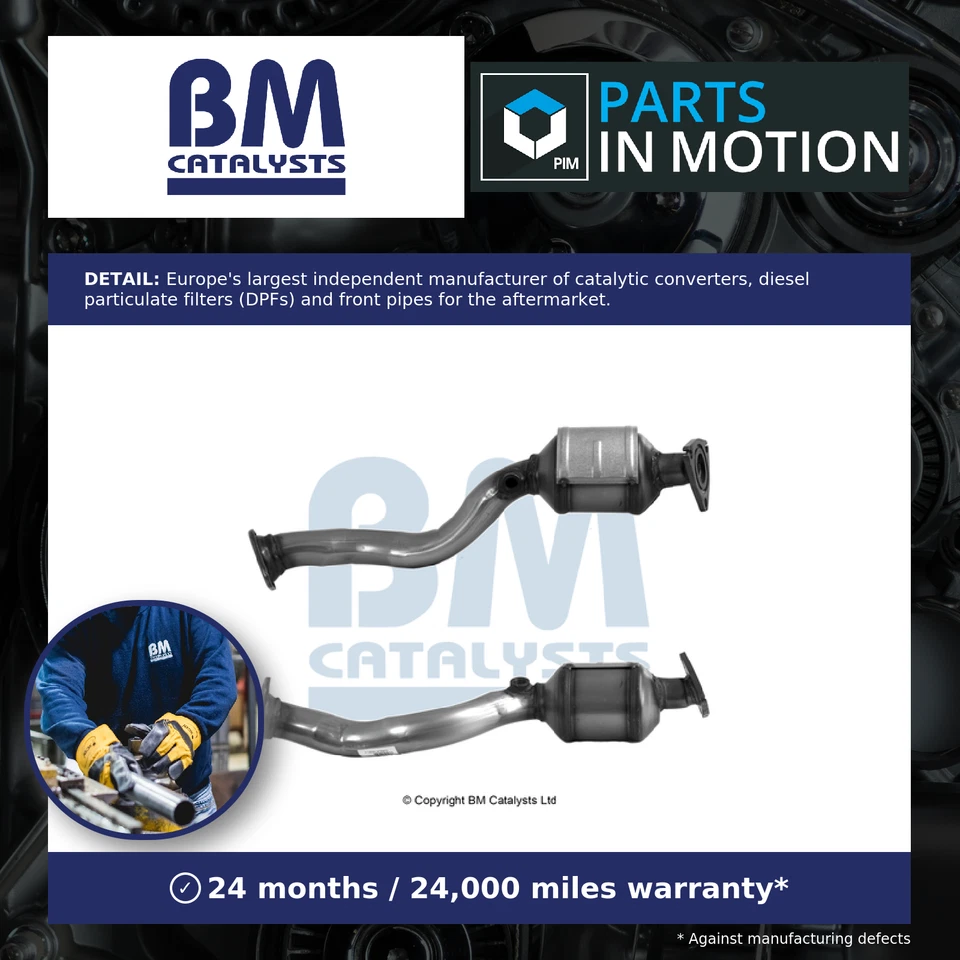 Catalytic Converter Type Approved + Fitting Kit fits HONDA JAZZ Mk3 1.2 Rear BM - Image 1 of 4