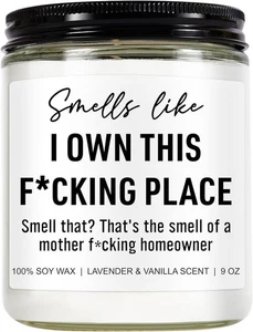 Funny Scented Candle, House Warming Gifts New Home, Housewarming Gifts - Picture 1 of 7