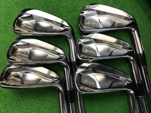 Dunlop SRIXON ZXi7 Black 6S Iron Set Dynamic Gold MID 95 TOUR ISSUE Stiff #Hc - Picture 1 of 5
