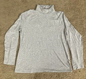 Damen NEU 2XL hellgrau meliert Rollkragen tailliert Time And Tru  - Bild 1 von 1