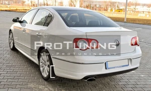Fiberglass R Line/R36 Look Rear Bumper Spoiler for VW Passat B6 05-10 Saloon - Picture 1 of 5