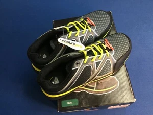 Brahma Truss men's shoes, steel toe, oil and slip resistant, black w-green trim - Picture 1 of 7