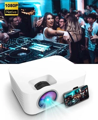 WiFi Native 1080P, Android TV, 4K Supported, 350 ANSI Lumens, Home Theater Proje - Image 1 of 4