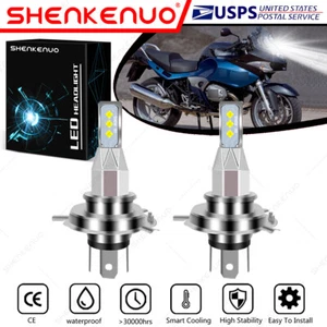 For BMW R1200C R1200ST 2X 9003 H4 LED Headlights Bulb 55W High Power 6000K White - Picture 1 of 12