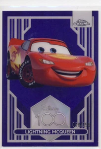 2023 Topps Disney Cromo 100 YeaPurple Wave Paralelo 95 Lightning McQueen 98/299 - Imagen 1 de 1