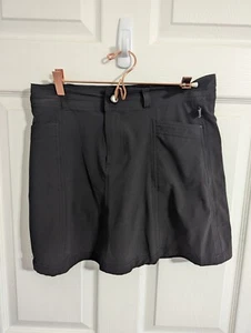 L.L. Falda corta Bean Comfort Trail para mujer al aire libre talla 4 bolsillos negros de nailon - Imagen 1 de 4