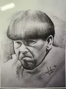 Three Stooges, 3 Stooges, Original Art COPY Moe 3 - Picture 1 of 1