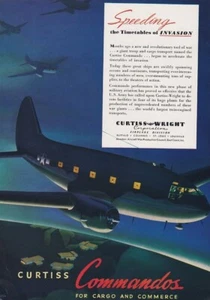Curtiss Commando annuncio aereo 10/7/2022i - Foto 1 di 1