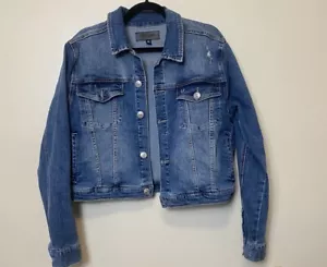 True Religion Damen-Denimjacke. Blau. Größe XL. - Bild 1 von 7