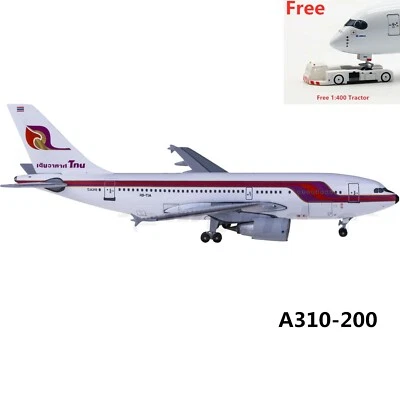 (Rare)1:400 AeroClassics AC419875 Thai Airways A310-200  HS-TIA+Free Tractor - Image 1 of 3