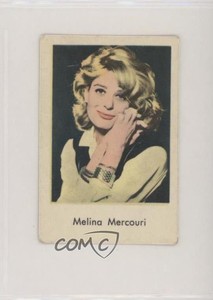 1958 Dutch Gum Unnumbered Jazz Stars Melina Mercouri f5h