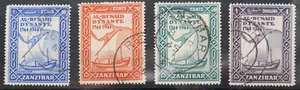 Zanzibar 1944, sg327-330 used - E469 - Picture 1 of 1