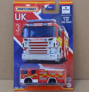 Matchbox - Best of UK 2022 - Scania P 360 Fire Truck / Fire Rescue Engine - Picture 1 of 5
