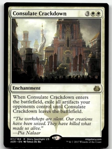 MTG Consulate Crackdown Aether Revolt 011/184 Regular Rare - Picture 1 of 1