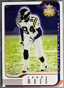 Camiseta Fleer Focus 2002 edición Randy Moss #45 Minnesota Vikings - Imagen 1 de 2