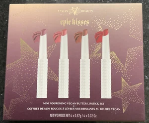 Kat Von D KVD epic kisses mini nourishing vegan butter lipstick kit set 4x0.57g - Picture 1 of 4
