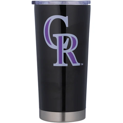 Colorado Rockies 20oz. Letterman Tumbler Cover