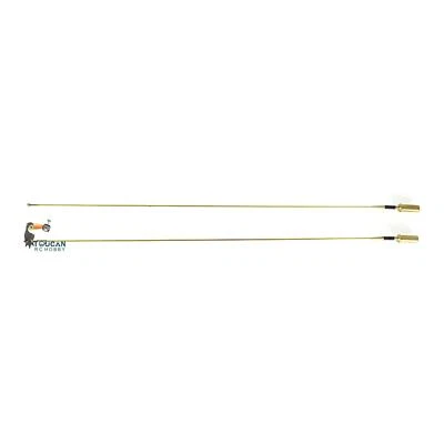 RC Rank Antenna 1Pair Common Spare Part for 1/16 Tank Tiger I Abrams Sherman DIY - image 1 of 2
