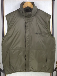 BERETTA Womens Size Large Full Zip Insulated Vest Gilet OD Green Quilted Nylon - Picture 1 of 13