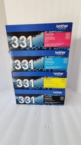Brother TN331 4-Color Black/Cyan/Magenta/Yellow Toner Cartridges, - Bild 1 von 5