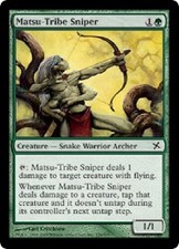 Matsu-Tribe Sniper x4 NM  Magic The Gathering MTG Betrayers of Kamigawa, # 136