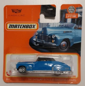 1/64 MATCHBOX: 1941 CADILLAC SERIE 62 CABRIO COUPE' - 2025 MBX CARTE CORTE - Foto 1 di 2